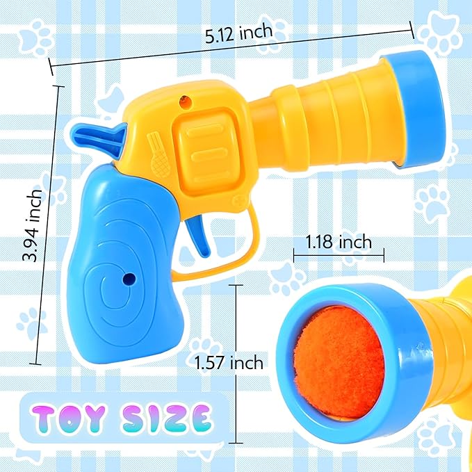 21Pcs Cat Ball Toy Launcher - Includes 20 Colorful Plush Cat Balls and Exciting Launcher Set，Funny Interactive Cat Toys for Bored Indoor Adult Cats, Cute Kitten Kitty Toys-PurrikoPets