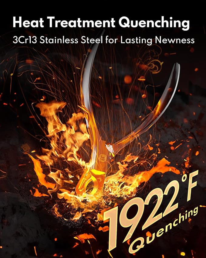 Dog Nail Clippers – Sharp, Durable, All Steel Material, Ergonomic Non-Slip Handle, Safe and Comfortable Trimming, Professional Pet Nail Trimmers for All Dogs Cats-PurrikoPets