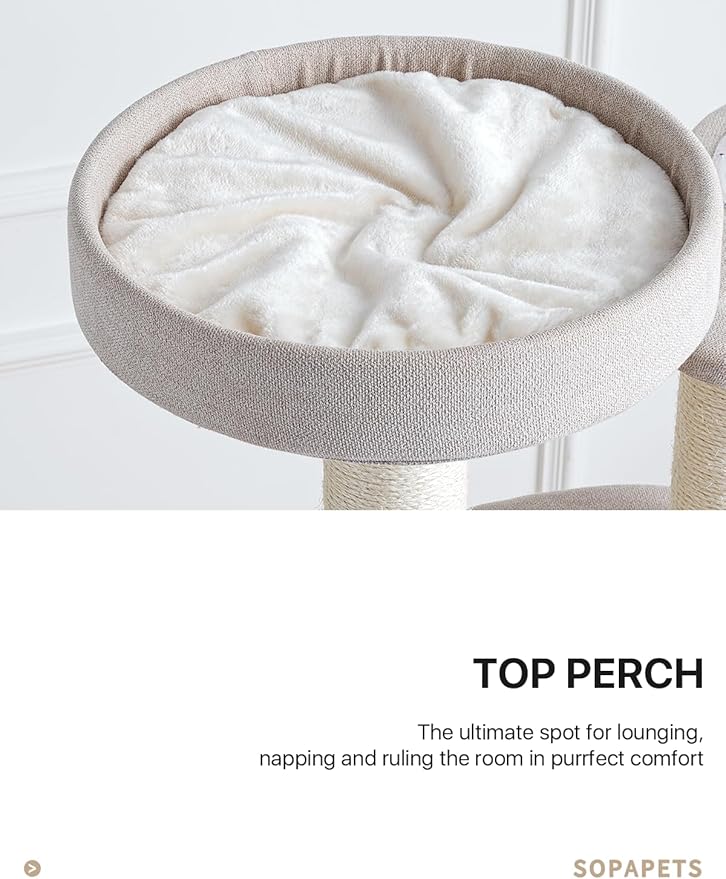 Extra Large Cat Tree for Maine Coon,65 Inches Tall Cat Tree Tower for Indoor Cats Large Adult 20 lbs,XXL Heavy Duty Luxury Sturdy Cat House with Big Hammock,Sisal Scratching Post,Condo-PurrikoPets