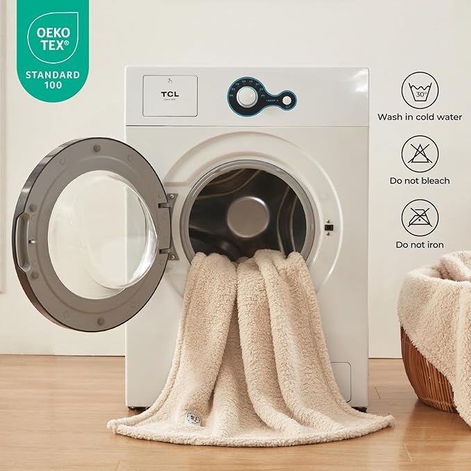 1 Pack 3 Calming Blankets Fluffy Premium Fleece Pet Blanket Soft Sherpa Throw for Dog Puppy Cat Beige Small (23" x16'')-PurrikoPets