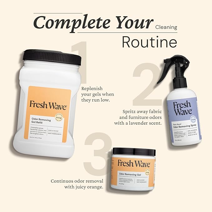 Fresh Wave Orange Odor Removing Gel Refill, 63 oz-PurrikoPets