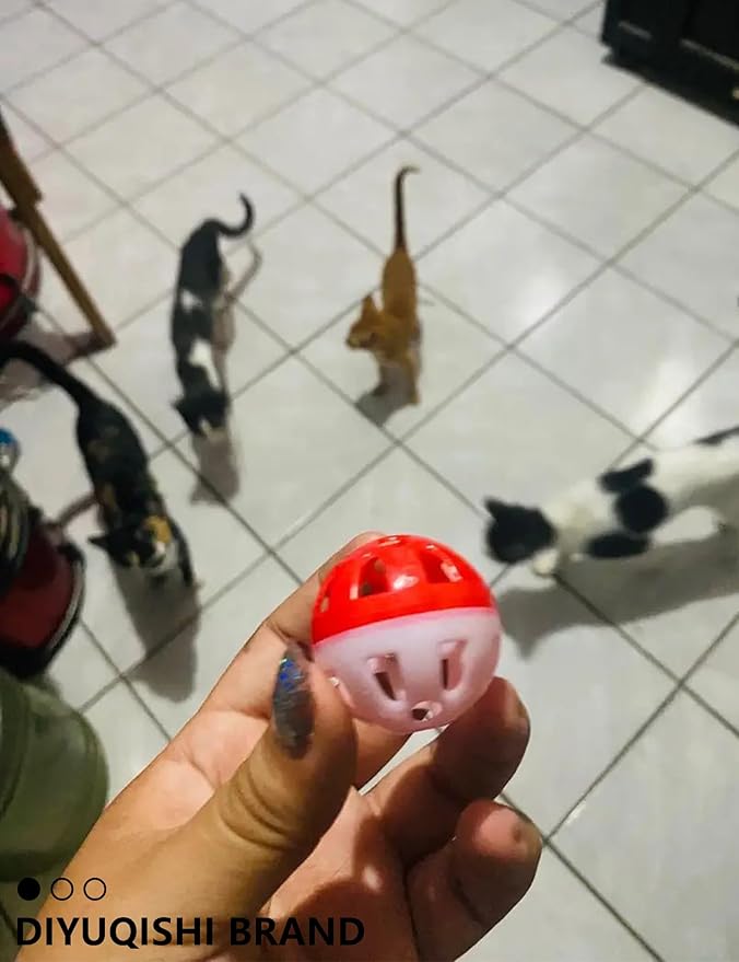 40-Piece Cat Toy Set for Indoor Cats and Kittens (1.5'' - 2.3'', Cat Toys Ultimate Pack)-PurrikoPets