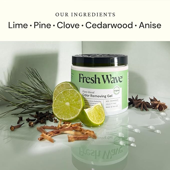 Fresh Wave Odor Removing Gel, 15 oz. - Odor Absorbers for Home, Safer Odor Relief, Natural Plant-Based Odor Eliminator, Every 15 oz. lasts 30-60 Days, For Cooking, Trash & Pets-PurrikoPets