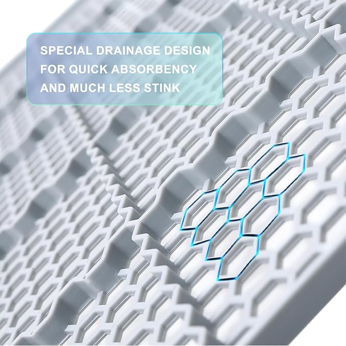 Dog Grass Pad with Tray Medium 31”×21”, Dog Potty with Ultra-Absorbent Artificial Grass for Dogs with Hemmed Edge, Pee Pads for Dogs, Realistic, Odor Free, Litter Box for Balcony-PurrikoPets