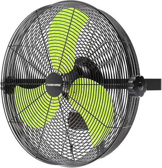 14 Inch Wall Fan Pro Series - Waterproof Motor High Velocity Wall Mount Fans for Commercial, Residential, Warehouse, Covered Patio, Shop, Garage, Barn 3 Speed 3000 CFM UL Safety Listed-PurrikoPets