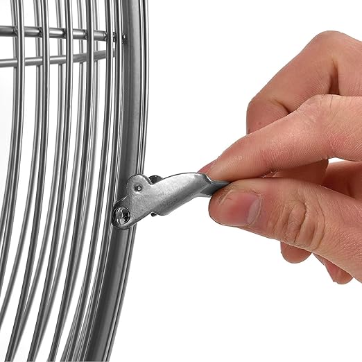 Global Industrial Deluxe Wall Mount Fan, 30" Diameter, Fixed and Oscillating Head, 3 Speed, 10,000 CFM at 1100 RPM, 1/2 HP, Tilting Head, For Indoor Use Only-PurrikoPets