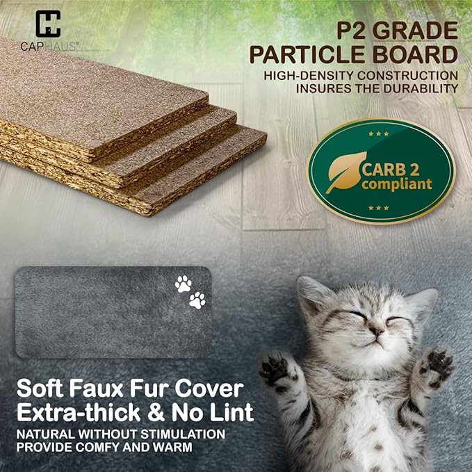 Extra Large 80-Inch Tall Cat Tree w/Widened Perch for Large Cats, Big Cat Tower Indoor, Modern Multi-Level Activity Tower with Scratching Posts, Condos, Baskets, Hammock, Scratching Ramps-PurrikoPets