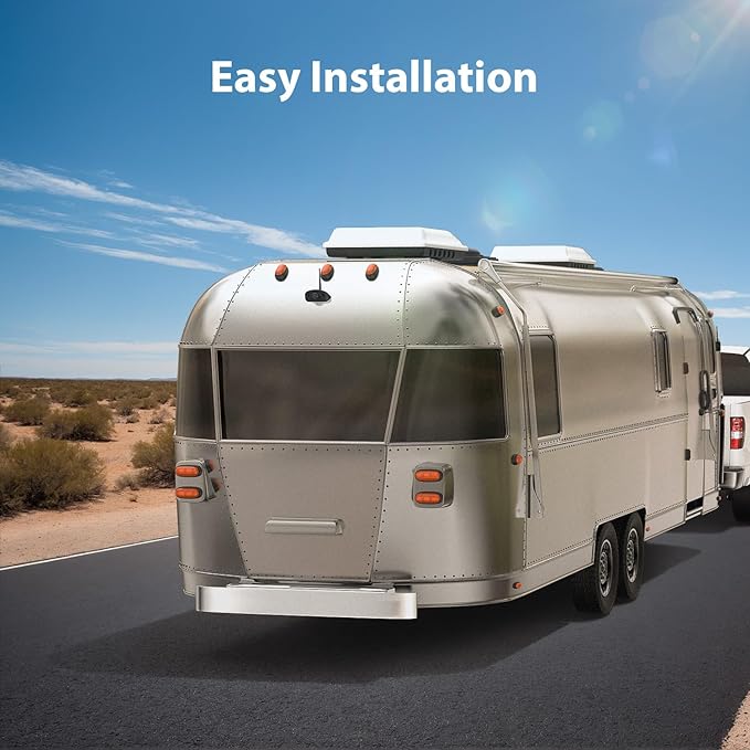 10.1" RV Backup Camera Wireless System Plug and Play, Pre-Wired for Furrion RV Trailer Camper Motorhome, HD 1080P Split-Screen DVR Monitor with 1 Rear View & 2 Side View Cameras, BY503-PurrikoPets