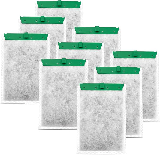 9-Pack Aquarium Filter Cartridge Compatible with Whisper Power Filters,Medium Replacement Filter Cartridges for 10i IQ10-105GPH-PurrikoPets