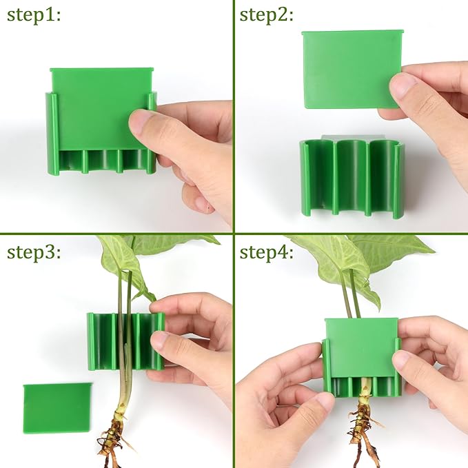 4Pcs 3 Holes Upgraded Aquatic Plant Cup Aquarium Plant Holder for Tank, Hanging Aquarium Plant Holder, Aquarium Aquatic Plant Cultivation, Aquarium Plant Decoration.-PurrikoPets