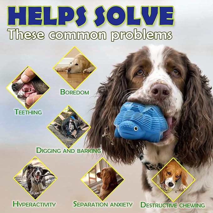 Dog Squeaky Chew Toys - Indestructible & Tough for Aggressive Chewers, Durable Toy for All Breeds, Chew Toys to Keep Them Busy-PurrikoPets