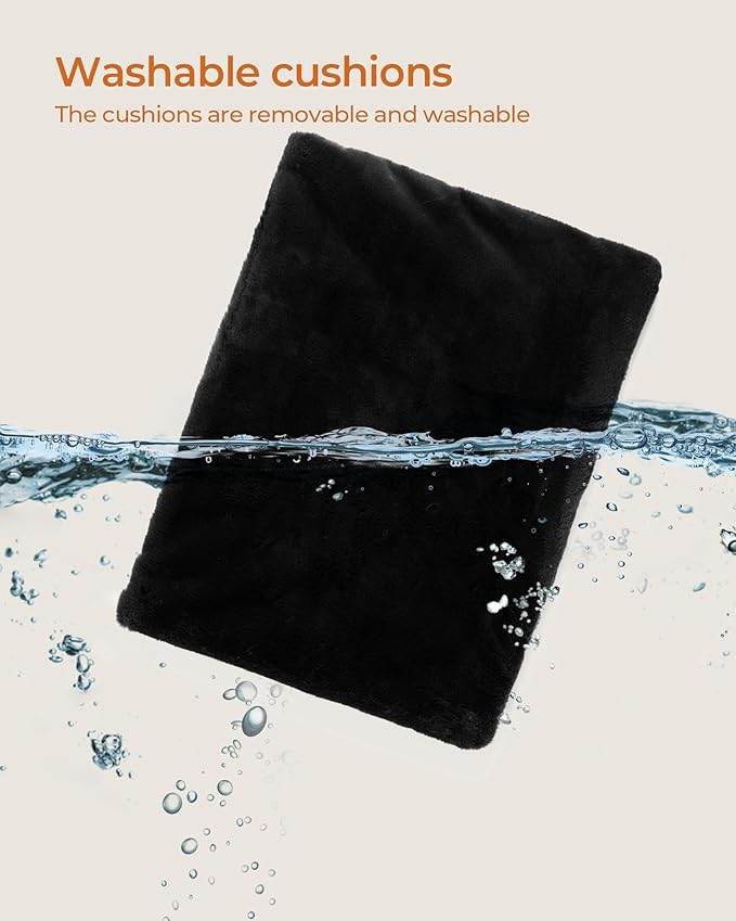 FourFurPets 26.7in Cat Tree Tower Condo, Cat Scratch Posts for Indoor Cats, Big Plate, Three 23.6in Full Sisal Scratching Posts, Black-PurrikoPets