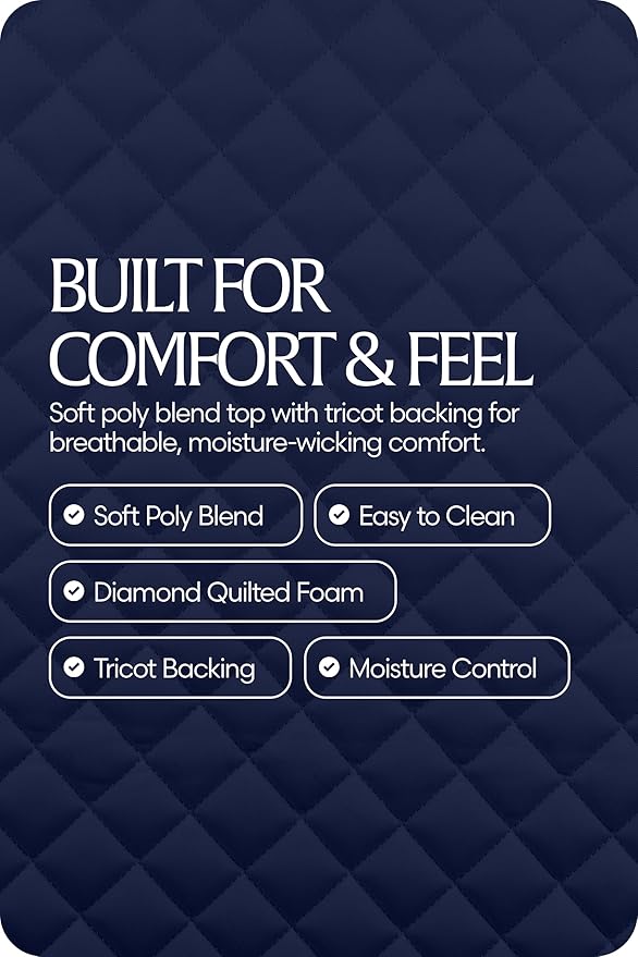 Equinavia Harstad Dressage Saddle Pad | Classic & Durable | Moisture-Wicking Tricot Backing-PurrikoPets