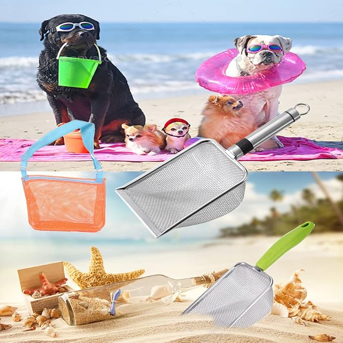 4PCS Reptile Scooper,Litter Cleaner Corner Scoop, Reptile Sand Fine Mesh,Cat Little Scoop, Bearded Dragon Sand Shovel,Pet Poo Shovel Scooper (4PCS Shovels)-PurrikoPets