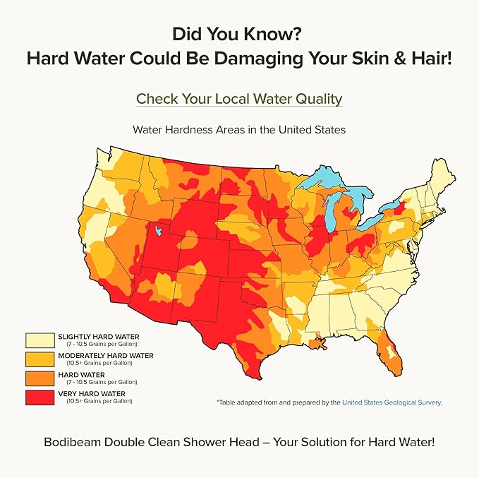 Filtered Handheld Shower Head with Vitamin C & Sediment Filter, High Pressure Water Flow, Water Saving, Reduces Chlorine for Dry Skin & Hair, On/Off Switch, Made in Korea - Bluemoon Gray-PurrikoPets