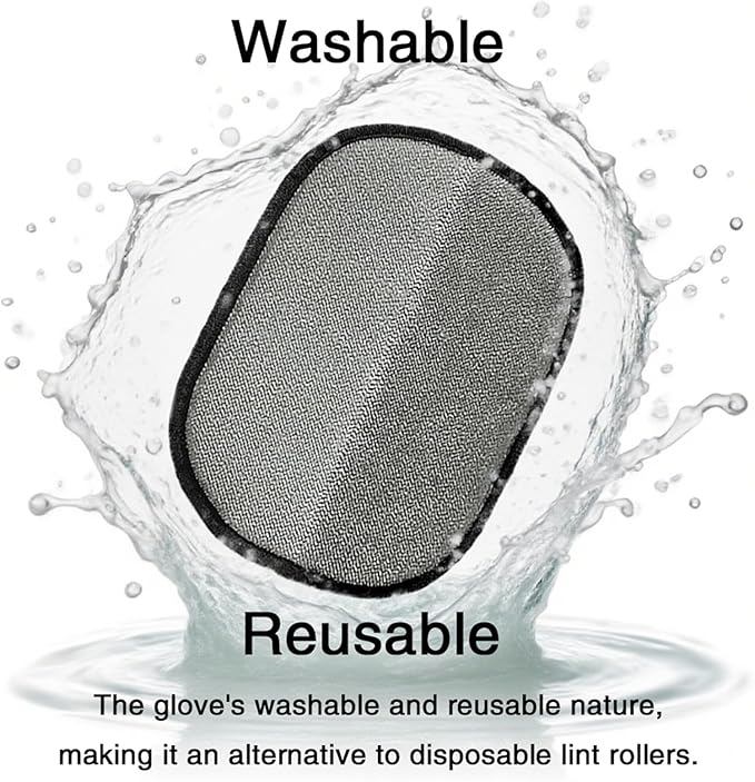 3Pcs Electrostatic Pet Hair Cleaning Gloves, 2025 Pet Hair Remover Glove, Washable Reusable Dogs Cats Hair Gloves for Furniture Bed Sheets Couch Clothes Carpet Car Seat-PurrikoPets