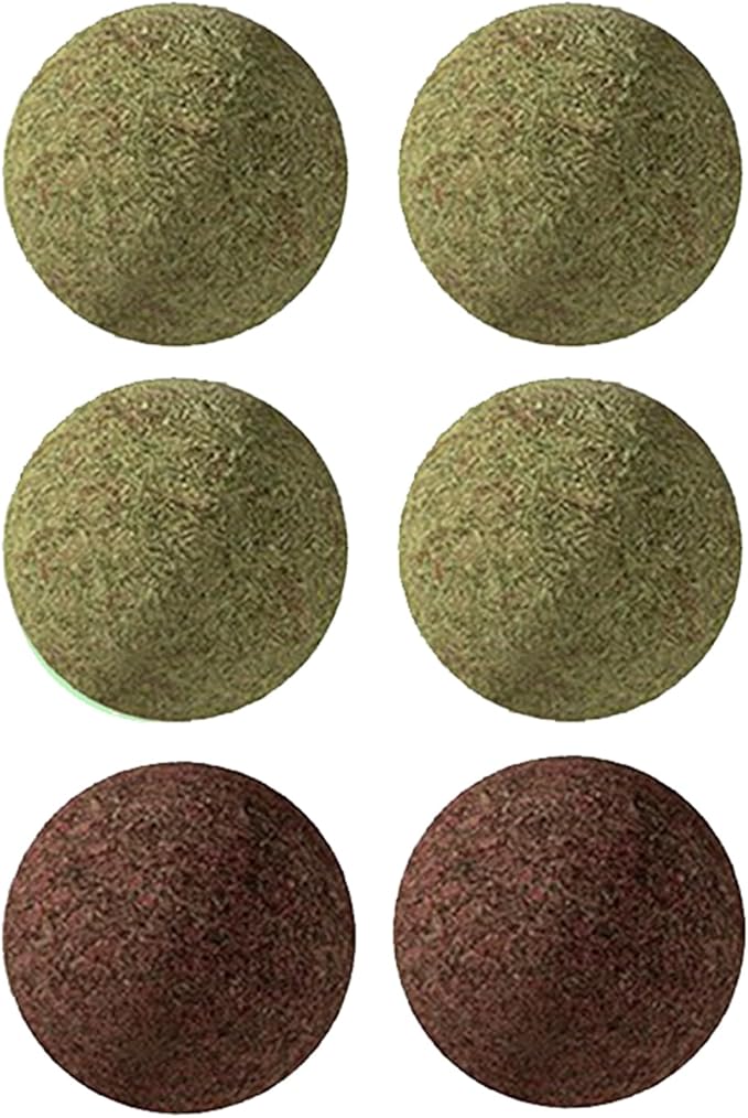4 Replaceable Catnip Balls and 2 Gall Fruit Balls-PurrikoPets