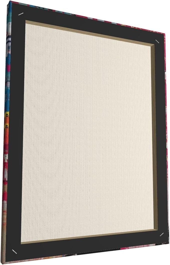 Fashion Women Wall Art Glam Modern Artwork for Girls Banksy Street Graffiti Pop Art Canvas Pictures Painting Print Framed Decorations Gifts for Bedroom Living Room Office 12"x16"-PurrikoPets