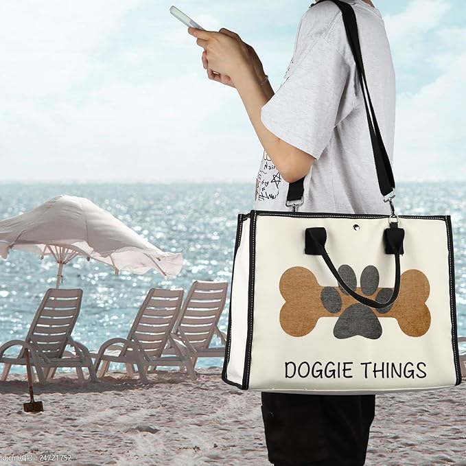 FOTAP Dog Owner Shopping Tote - Dog Park Bag and Doggie Gift-PurrikoPets