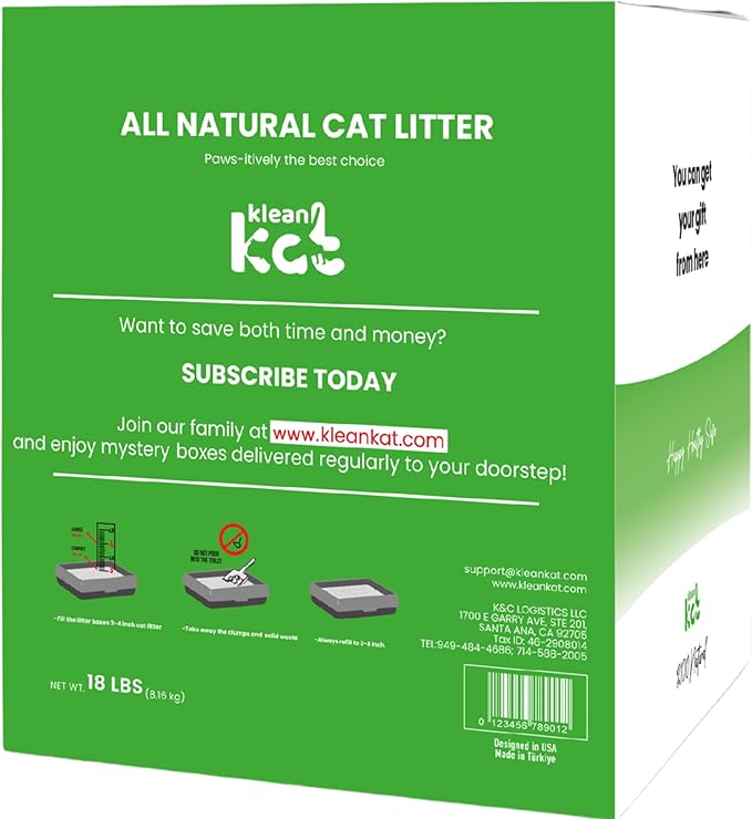 All Natural Clumping Cat Litter – Multiple Scents – Low Dust, Odor Control – (Aloe Vera) 18 lb - Surprise Toy Inside-PurrikoPets