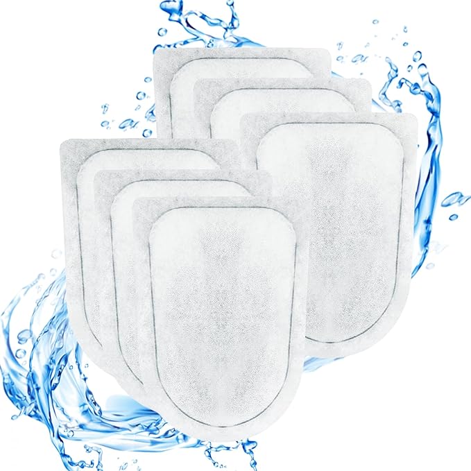 6 Pack Large Replacement Fish Filter Cartridges Aquariums,Carbon Filter Cartridges Compatible with Whisper EX30 EX45 EX70 Filters-PurrikoPets