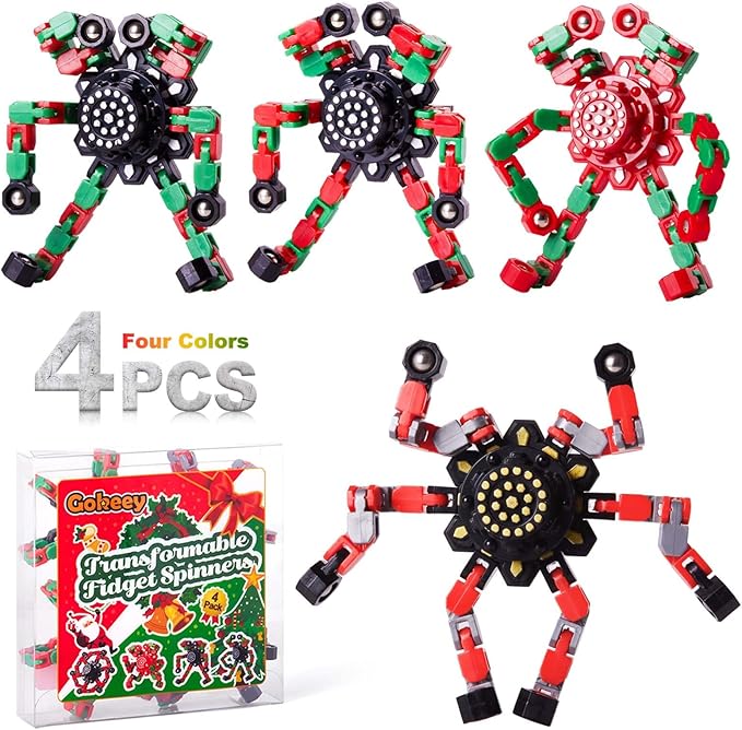 Fidget Spinners for Kids and Adults Christmas Fidget Toys Gifts, Stress Relief Sensory Toys for Boys and Girls Fingertip Gyros for ADHD Autism for Kids Birthday Gifts-PurrikoPets