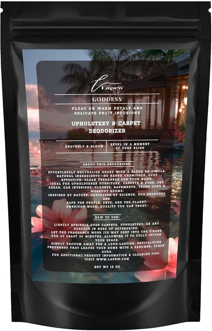 Goddess Carpet Freshener Powder: Powerful Odor Eliminator for Home, Upholstery Deodorizer, Carpet Deodorizer, Pet Urine, Cat Litter Box - Sweet Grace Fragrance-PurrikoPets
