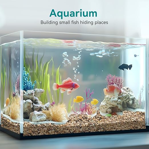 5 lbs Small Rocks for Plants, 1/5 Inch Gravel for Plants Drainage, Decorative Potting Pebbles for Indoor Plants, Vases, Bamboo, Succulent, Terrarium, Crafts, Cactus-PurrikoPets