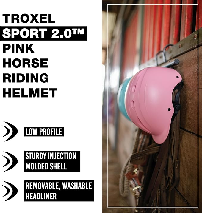 Troxel Pink Sport 2.0 Helmet-PurrikoPets