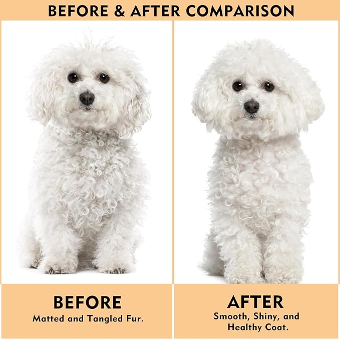 Dog Slicker Brush for Shedding & Grooming - Professional Dog Brush and Cat Brush with Coated Tips & Air-Cushion Design, Deshedding Tool Removes Undercoat Tangles & Loose Fur for Long/Short Hair Pets-PurrikoPets