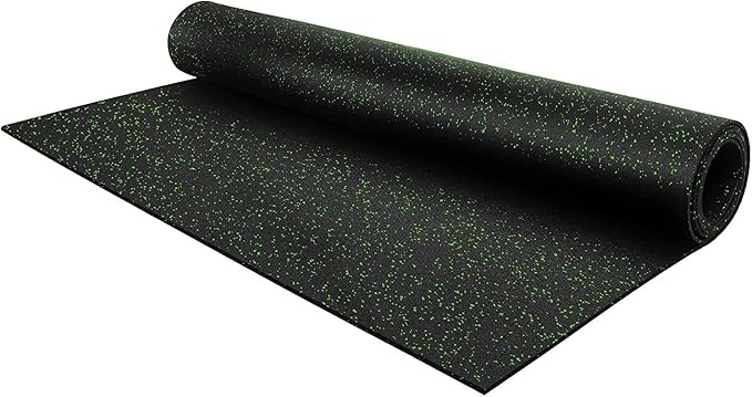 Flooring Inc's 1/4" Thick Tough Rubber Flooring Roll | Flexible Recycled Rubber Floor Mats for Home Gym | Heavy Duty Rubber Mat for Home Gyms, Sheds, Horse Stall Mat or Trailer-PurrikoPets