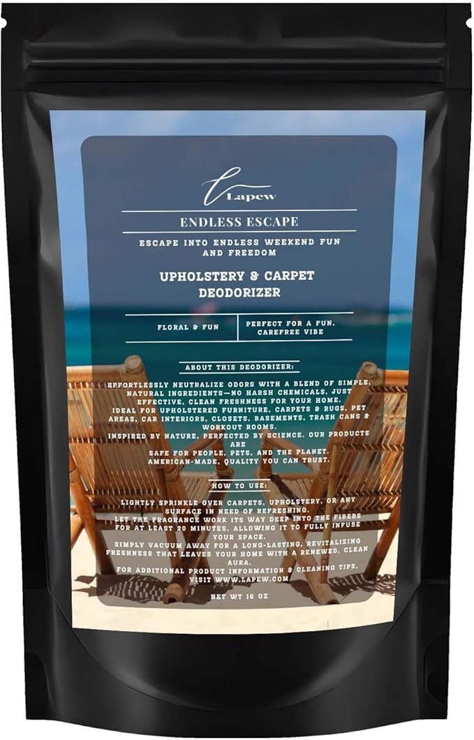 Endless Escape Carpet Freshener Powder 16 oz | Powerful Odor Eliminator for Home | Upholstery Deodorizer | Carpet Deodorizer | Pet Urine | Cat Litter Box | Endless Escape Fragrance.-PurrikoPets