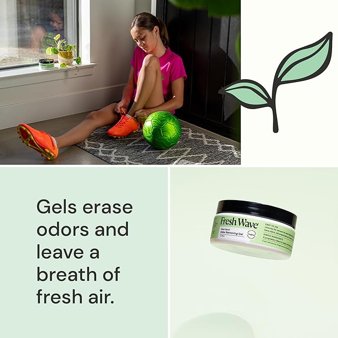 Fresh Wave Odor Removing Gel, 15 oz. & 7 oz. - Odor Absorbers for Home, Safer Odor Relief, Natural Plant-Based Odor Eliminator, Every 15 oz. lasts 30-60 Days, For Cooking, Trash & Pets-PurrikoPets