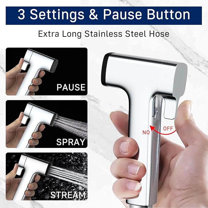 Dog Shower Attachment for Pet Bath,Dog Washing Hose Attachment,Dog Wash Sprayer Kit Includes 2-mode Dog Shower Handheld,118 Inches Stainless Steel Hose,G1/2" Metal Shower Diverter (Sprayer Kit)-PurrikoPets