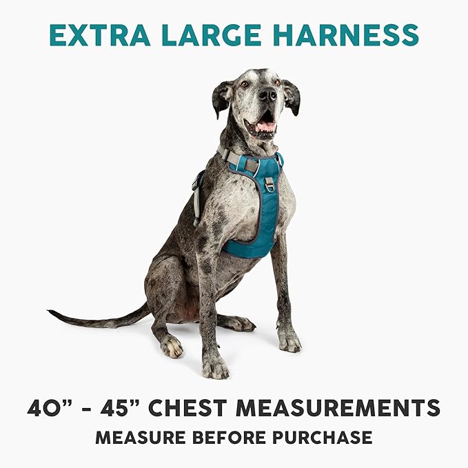Embark Adventure Dog Harness, Reflective Trim XL Dog Harness for Extra Large Dogs No Pull - Military Grade Nylon, 2 Leash Clips & Gel Lined Handle. Soft & Padded Puppy-PurrikoPets