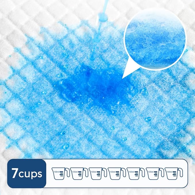 50 Count 28” x 34” XL Disposable Dog Pee Pads, Super Absorbent Leakproof Quick Drying Puppy Pee Pads for Dogs, Extra Large Disposable Dog Training Pads-PurrikoPets