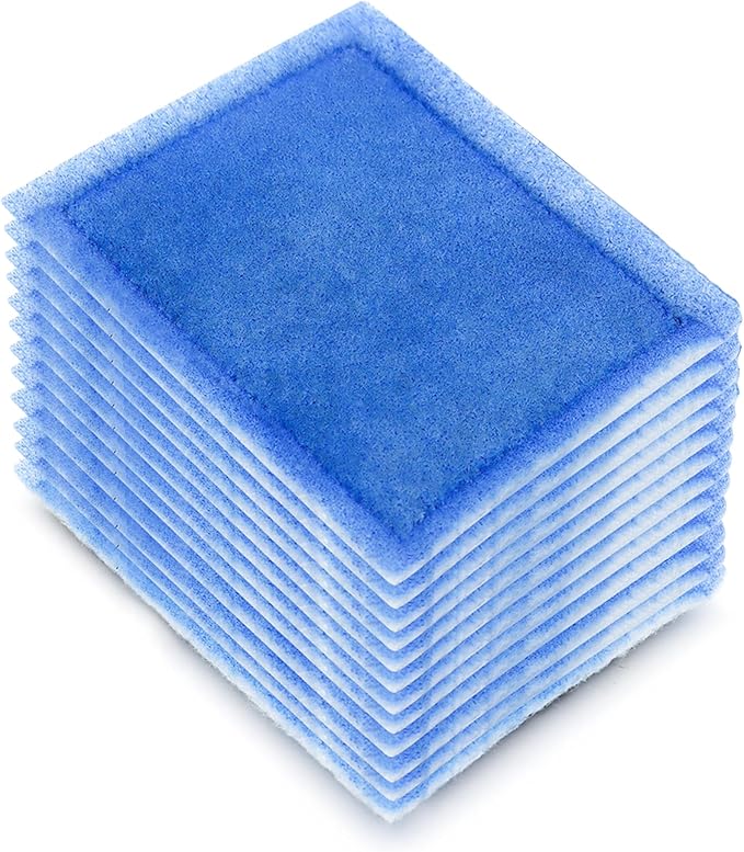 12 Pack Aquarium Rite-Size C Filter Cartridges Compatible with PRO Power Filters 275/375,Power Filters 200/350-PurrikoPets