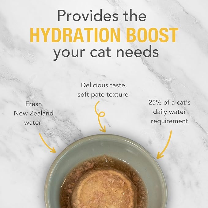 Feline Natural New Zealand Canned Catfood Wet Food, High-Meat, Low-Carb, & Grain Free Cat Food Wet, Chicken Feast, 6 oz, Pack of 12-PurrikoPets