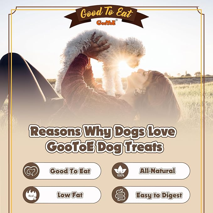 Gootoe Chicken Dog Treats – Chicken Sticks (Mini) 1.5 lb – All Natural, Grain-Free, Low Fat, Premium Training Chews, Healthy & Easily Digestible-PurrikoPets