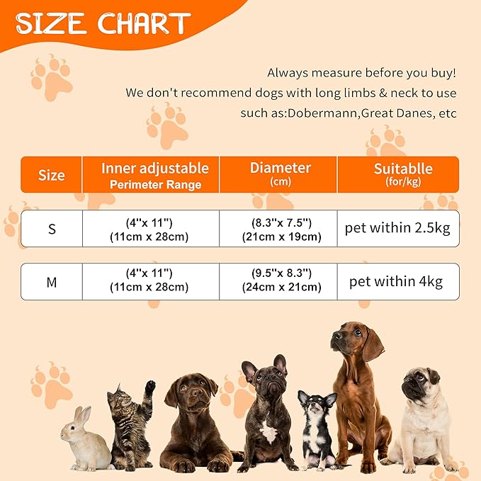 Adjustable Cat Collar Soft to Stop Licking After Surgery for Kitten, Alternative to Cone of Shame, Donut Cone for Cats, Pet Elizabethan Collar (Rabbit, Small)-PurrikoPets