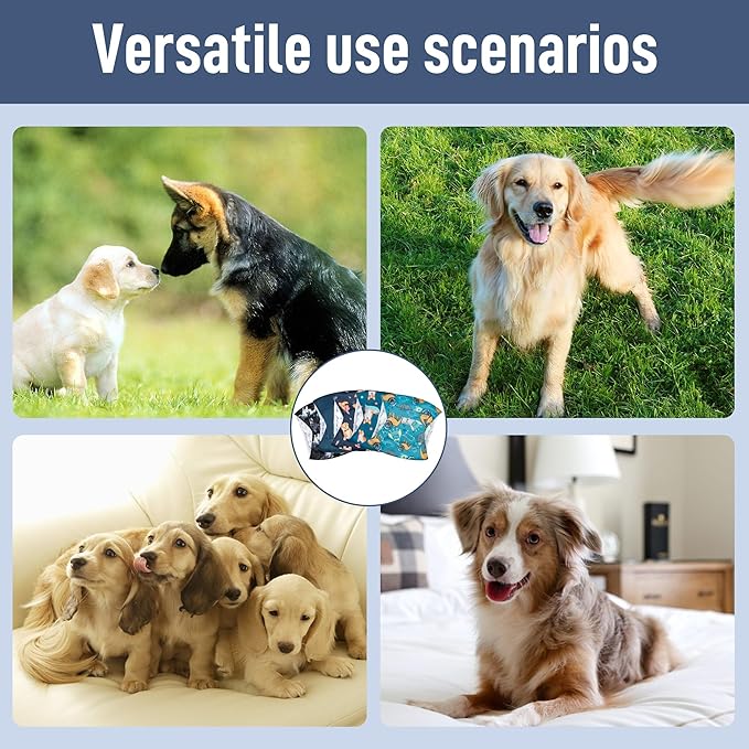 5 Pack Dog Diapers Male,Reusable Leakproof Pet Soft Dog Belly Band Wraps,High Absorbency Male Dog Diaper,Wider Washable Belly Band for Doggy Incontinence and Puppy Training-PurrikoPets