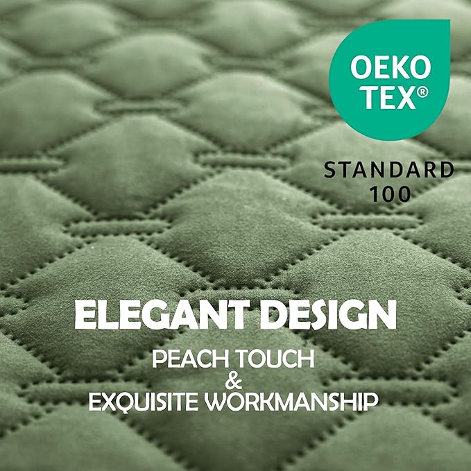 gogobunny 100% Double-Sided Waterproof Dog Bed Cover Pet Blanket Sofa Couch Furniture Protector for Puppy Large Dog Cat, Reversible (30x70 Inch (Pack of 1), Dark Green/Light Green)-PurrikoPets