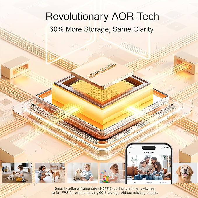 3K Pet/Dog/Cat Camera with Phone App, No-Subscription Local Person/Pet/Face Detection, 5G Security Camera Indoor, PTZ WiFi Cameras for Home Security, 0-Glow Night Vision, Full Duplex Audio-PurrikoPets