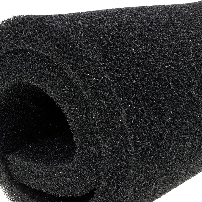 AFA Aquarium Filter Media Sponge Pad, Fish Tank Bio Open Cell Coarse Foam Block Foam Pre Filter Sponge Material (12" x 36" x 1" 25ppi)-PurrikoPets