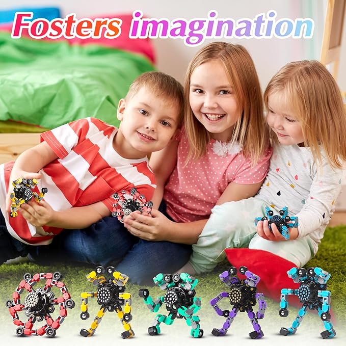 for Mom Transformable Fidget Spinners for Kids and Adults Stress Relief Sensory Toys for Boys and Girls Fingertip Gyros Toy Birthday Party Favors for Kids Classroom Gifts-PurrikoPets