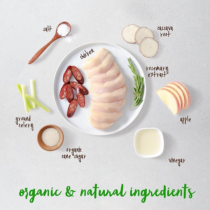 Full Moon Chicken Apple Sausage 12.0 oz-PurrikoPets