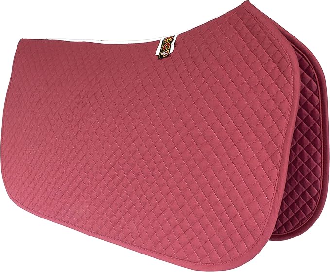 ECP Equine Comfort Products All Purpose Diamond Quilted Western Saddle Pad for Injury Prevention, Breathable, Hypoallergenic, Shock-Absorbing Cushion for Horse Comfort-PurrikoPets