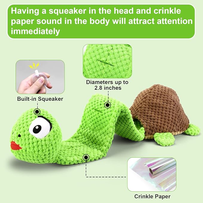 Dog Squeak Toys Dogs Enrichment Treat Dispensing Puzzle Toys Interactive Dog Toys for Large Medium Small Dogs-PurrikoPets