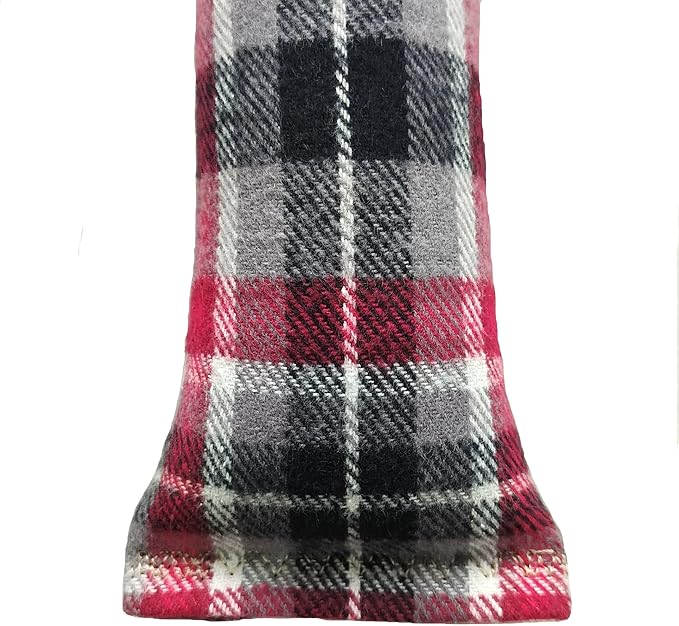 15" Catnip Cat Kicker Toys/Kitty Kick Sticks/Cat-Nip Kick Sticks (Red/Grey Flannel) (Kickers Filled with 1 oz Premium Canadian Catnip)-PurrikoPets