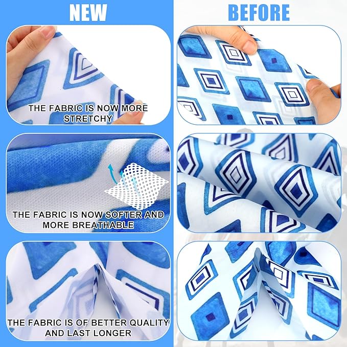 6 Pcs Horse Tail Bag Breathable Guard 22" Slip on Horse Care Tail Wrap 2 Strand Closure Straps Grooming Supplies to Keep from Dirt Breakage Rubbing 6 Designs(Aesthetic Style)-PurrikoPets